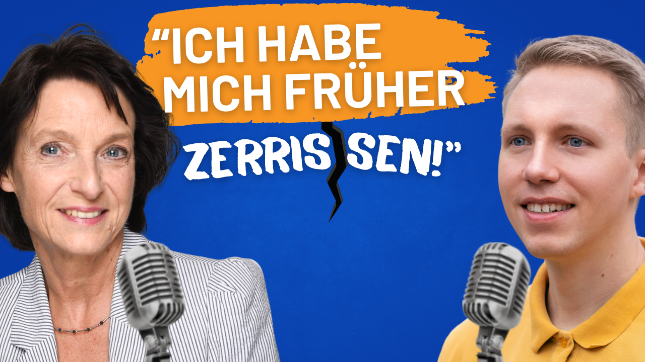 Andrea Remers and guest discuss stress-free living ("Ich habe mich früher zerrissen!")